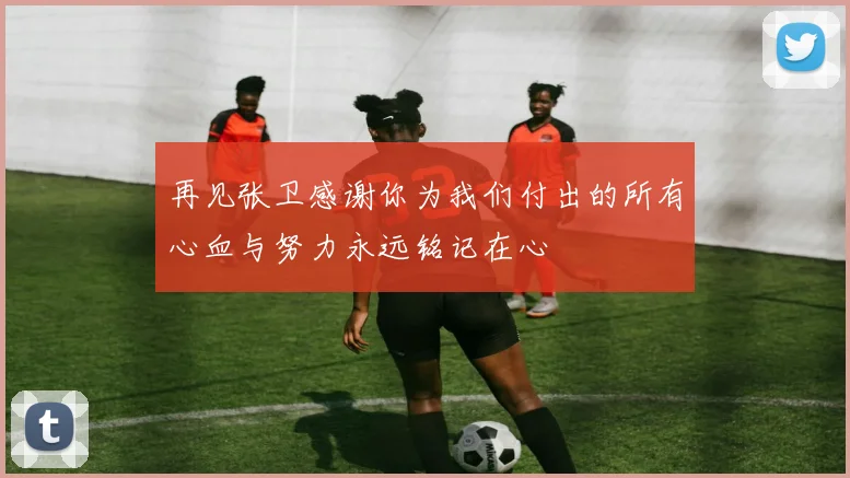 再见张卫感谢你为我们付出的所有心血与努力永远铭记在心