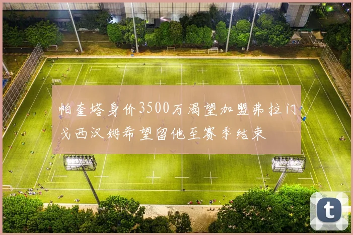 帕奎塔身价3500万渴望加盟弗拉门戈西汉姆希望留他至赛季结束